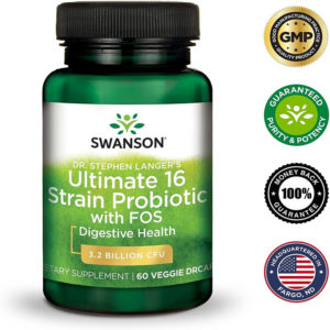Probióticos 16 Cepas 3.2 Billones Cfu Prebióticos 60veg Caps