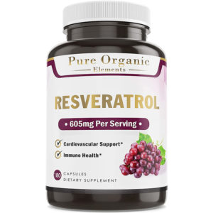 Resveratrol 1450 Mg Antioxidante Cardioprotector 180 Cápsulas