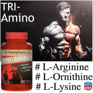 Tri Aminoacidos L-arginina L-ornitina L-lisina 100Cápsulas