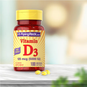 Vitamina D3 5,000 Iu 100 Cápsulas Softgels
