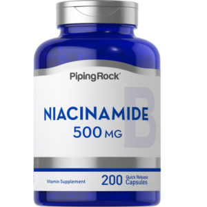 Niacinamida 500mg Vitamina B-3 Niacina De 200 Cápsulas